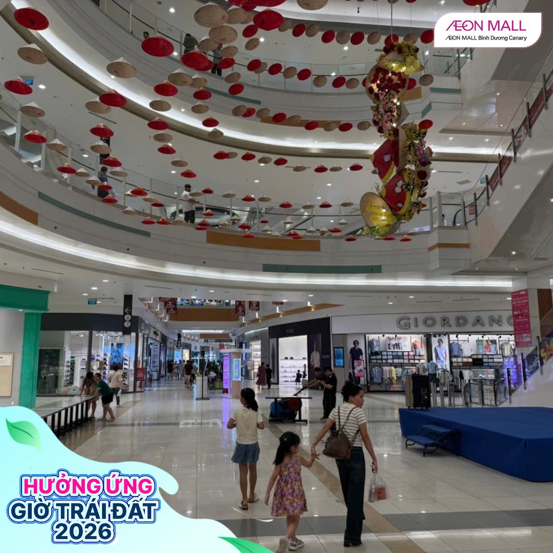 Sảnh AEON MALL Bình Dương Canary